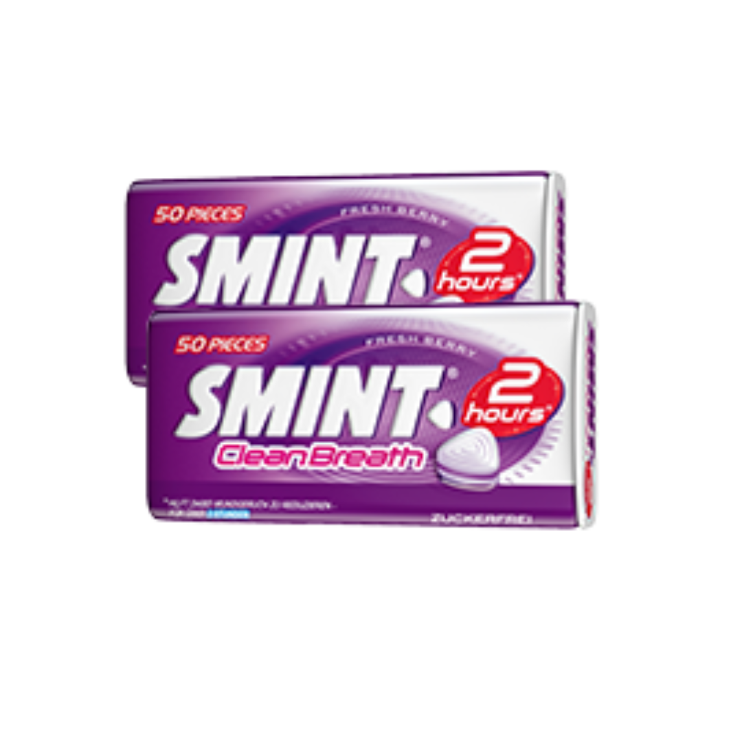 2 x Clean Breath 2hours Smint 35g