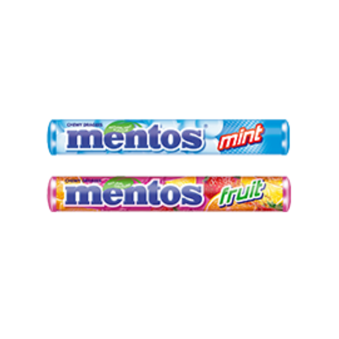 2 x Mentos Single 38g