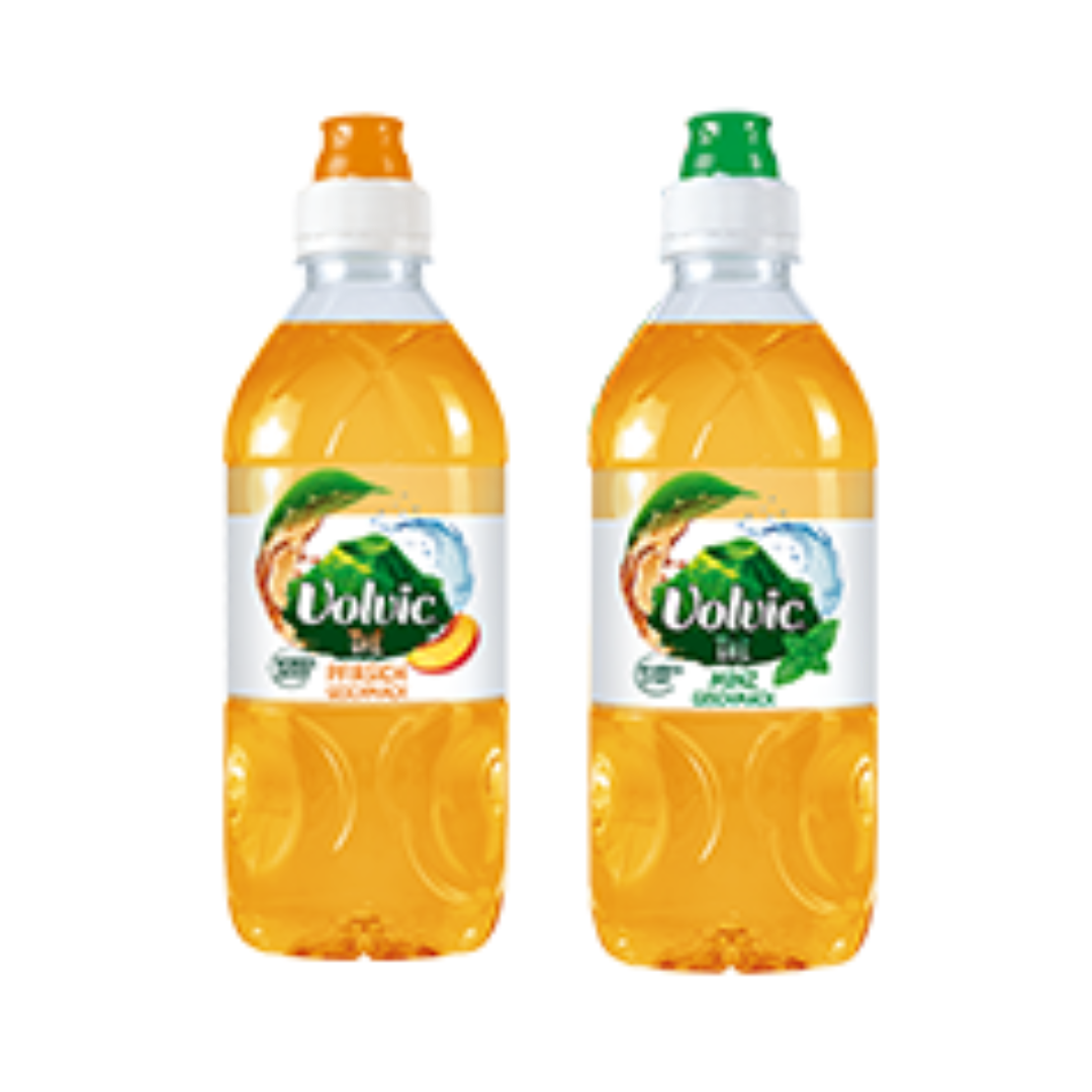 2 x Volvic 75cl