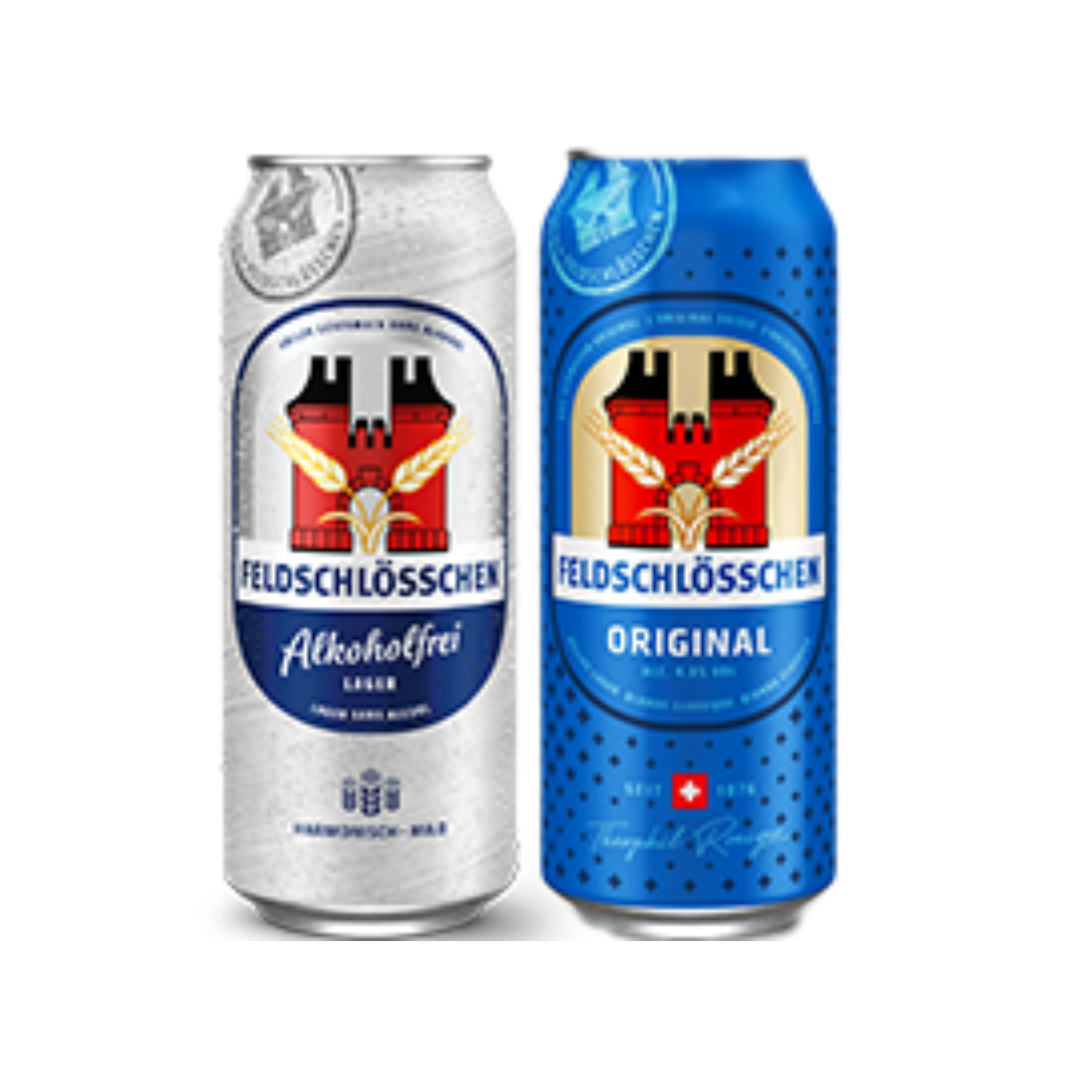 2 x Feldschlösschen Original o analcolica 50cl
