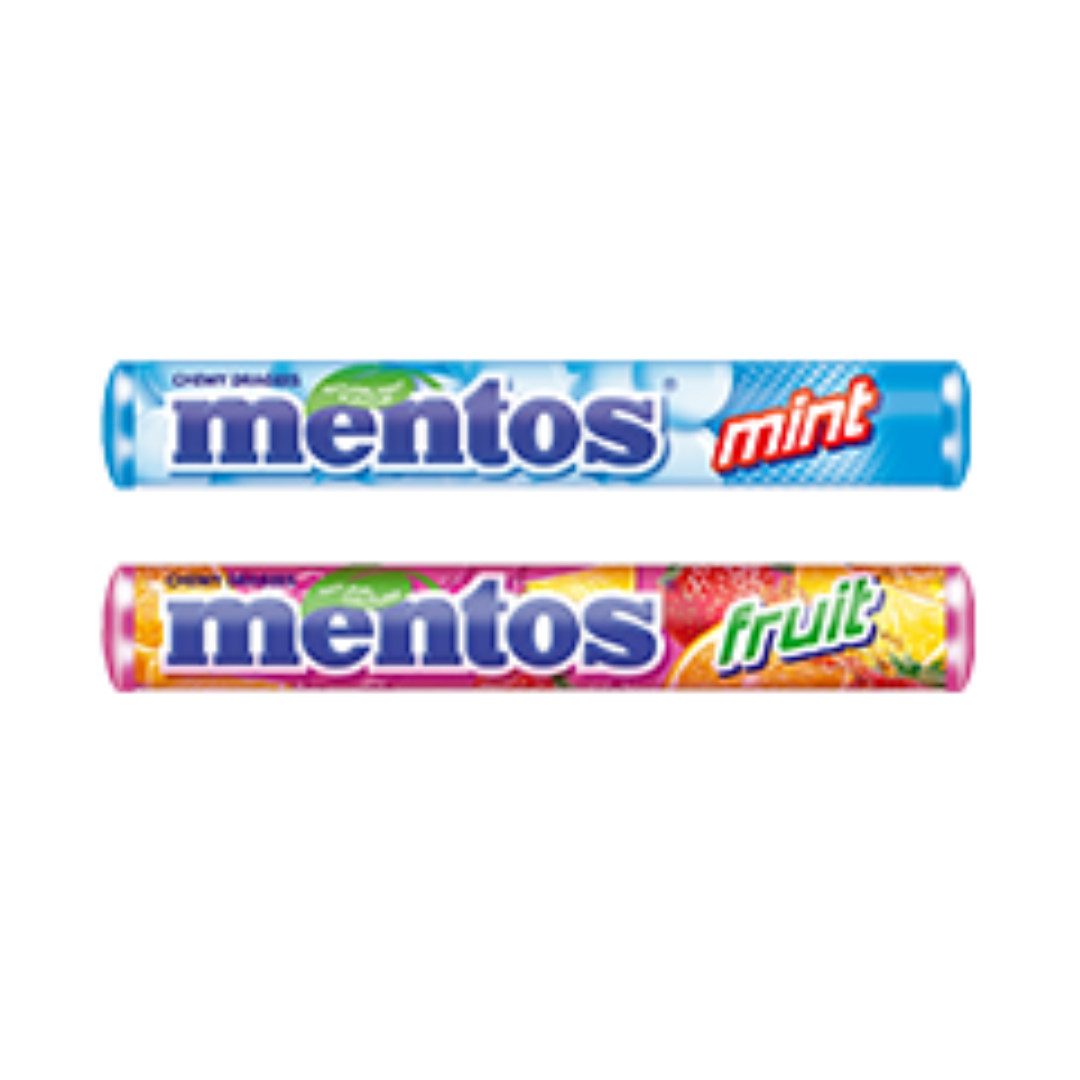 2 x Mentos Single 38g