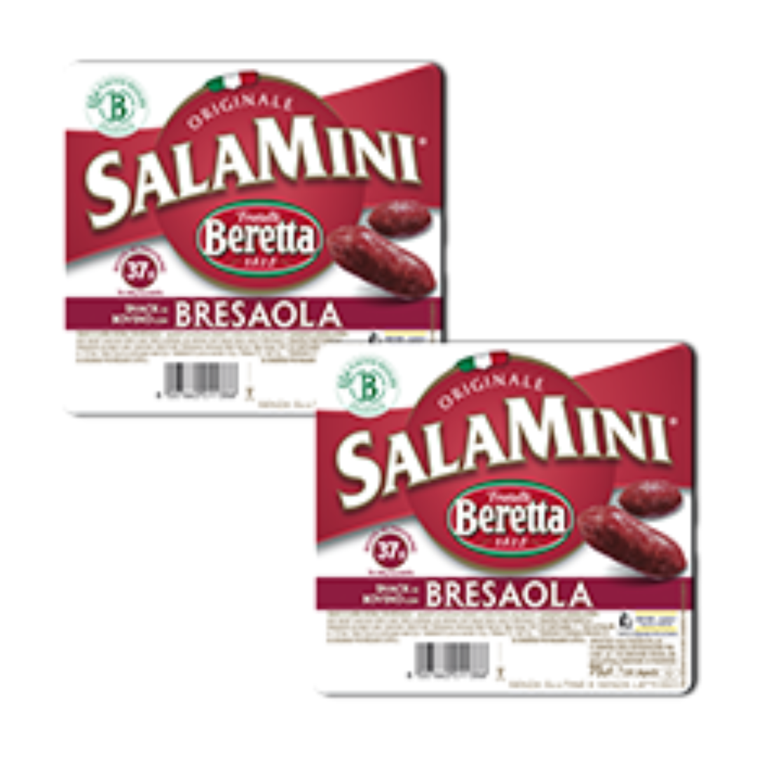 2 x Salamini Bresaola Beretta 75g