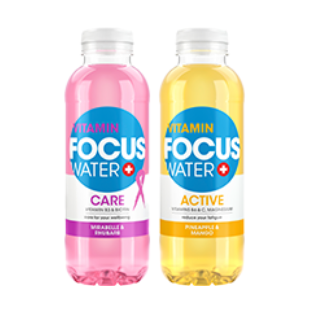 2 x Focuswater 50cl