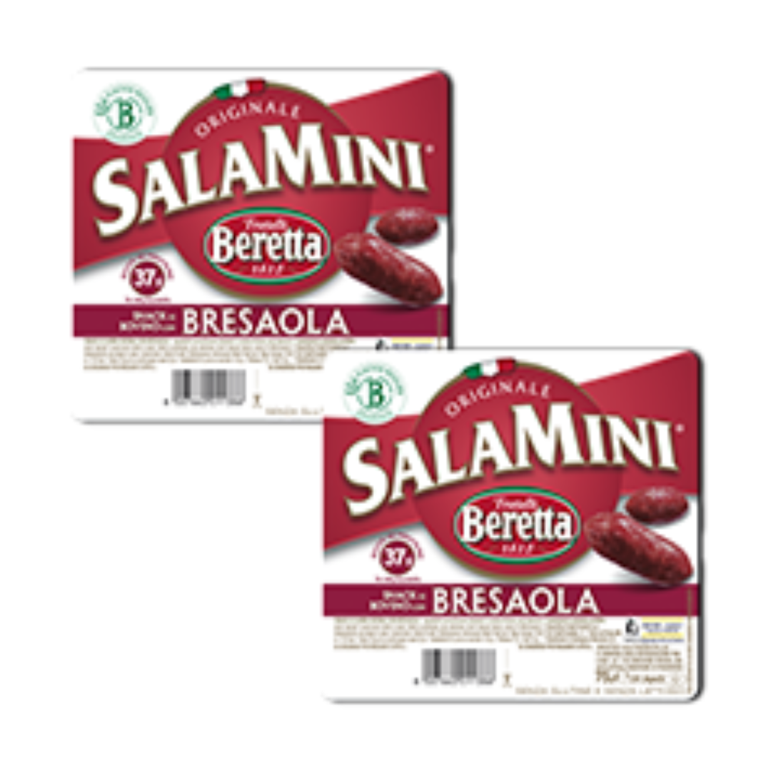 2 x Salamini Bresaola Beretta 75g