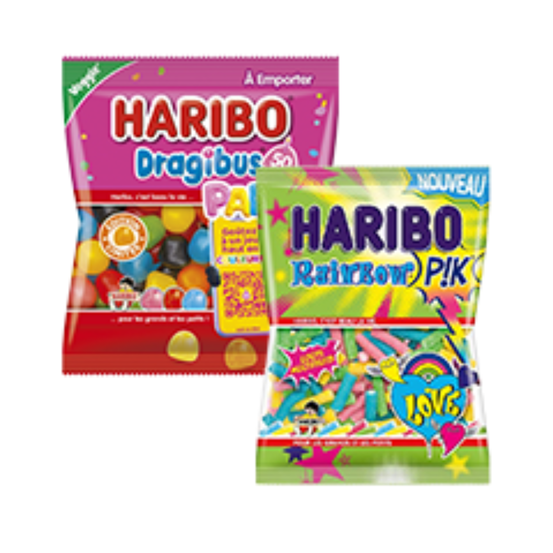 2 Haribo Dragibus soft o Rainbow Pik 120g