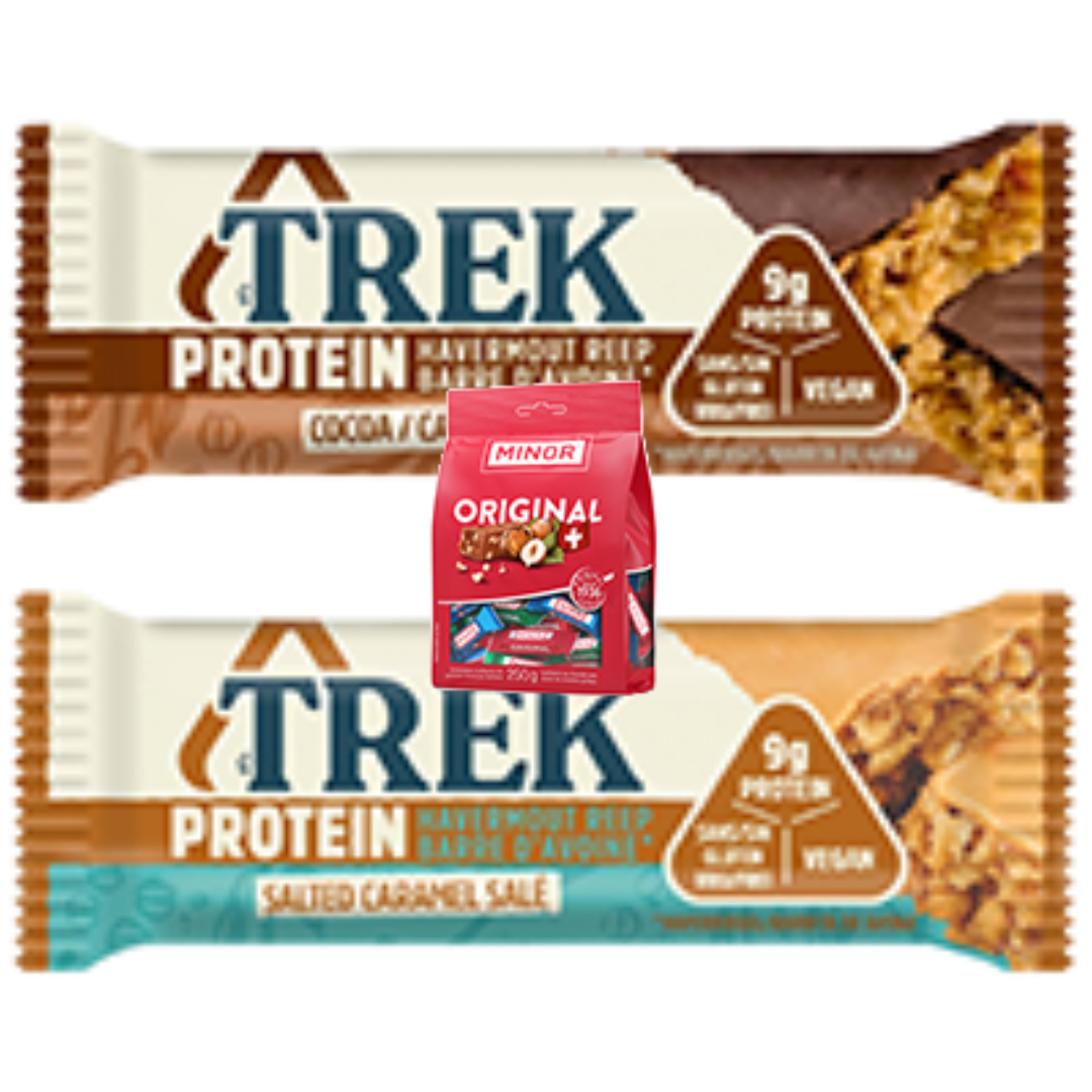 2 x Barretta proteica TREK 50g