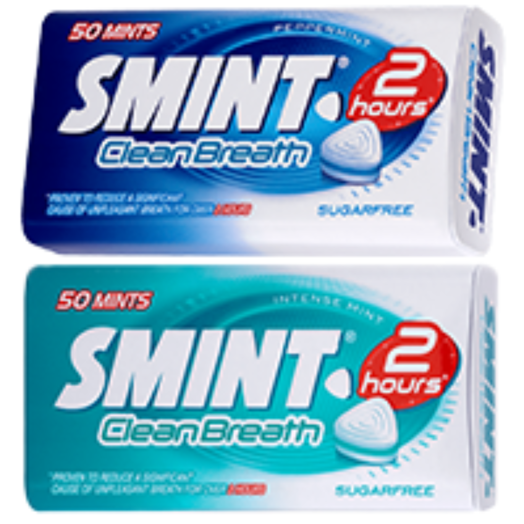 2 x Clean Breath 2hours Smint 35g