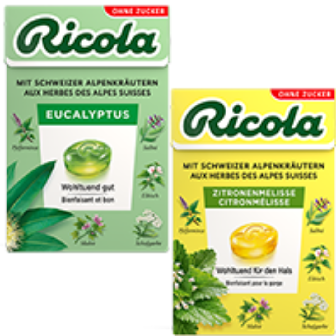 2 x Ricola 50g