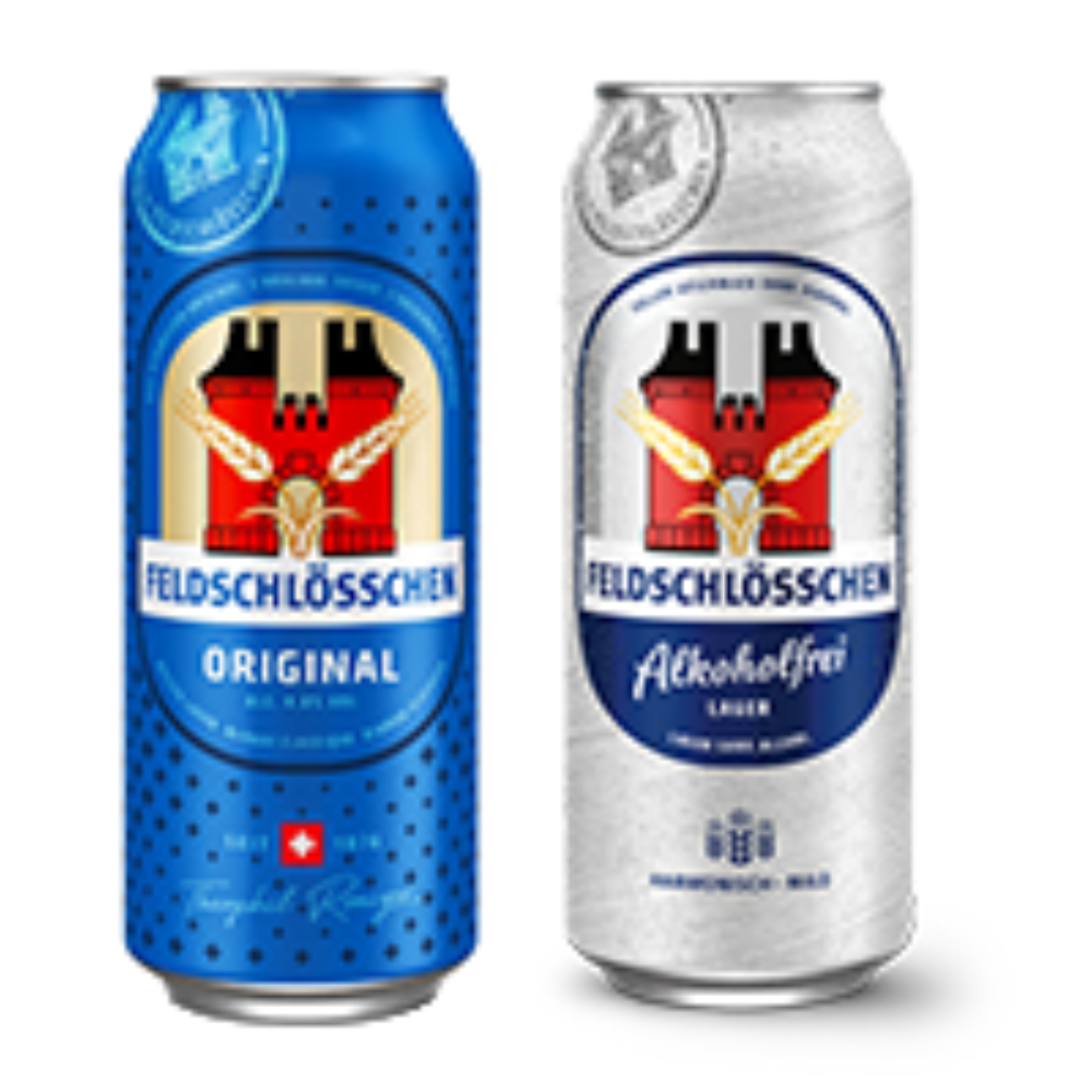 2 x Feldschlösschen Original o analcolica 50cl