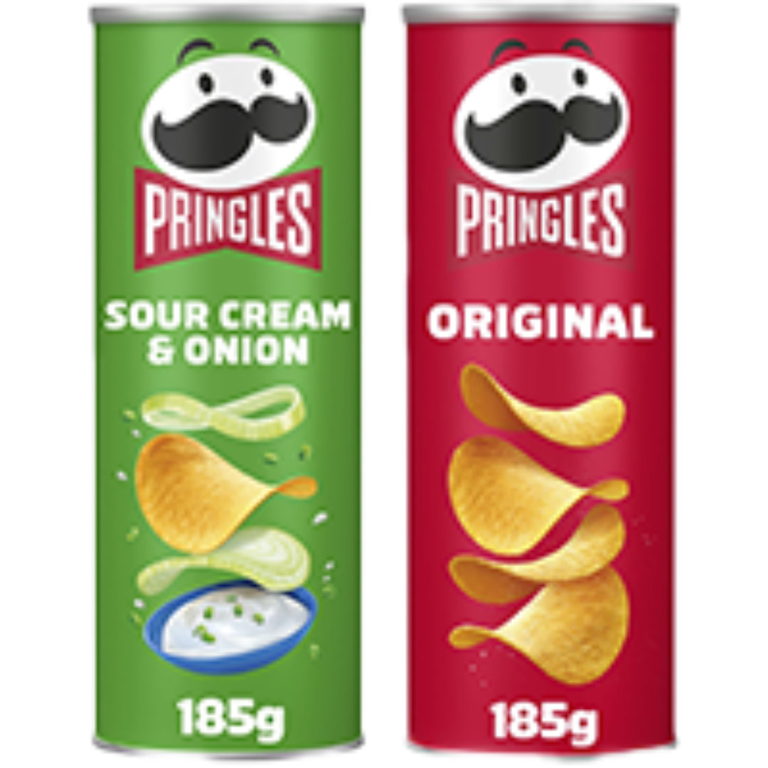 2 x Pringles 185g