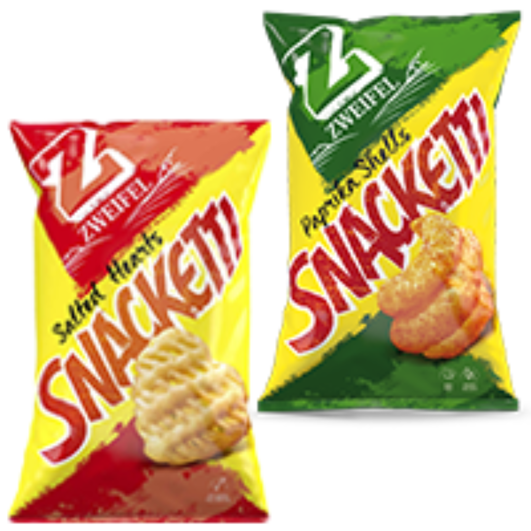 2 x Zweifel Snacketti 75-100g