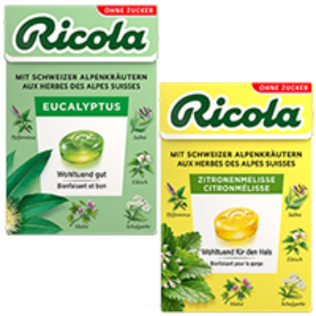 2 x Ricola 50g